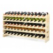 Regał na wino MODUŁOWY RW10 drewno 12x05 półka