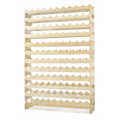 Regał na wino MODUŁOWY RW10 drewno 10x12 półka