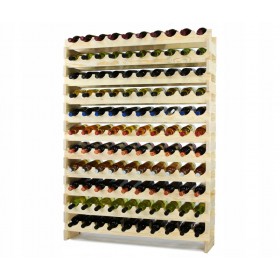 Regał na wino MODUŁOWY RW10 drewno 10x11 półka