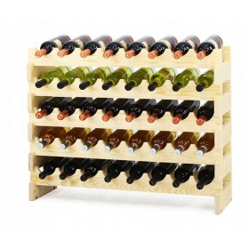Regał na wino MODUŁOWY RW10 drewno 08x05 półka