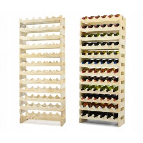 Regał na wino MODUŁOWY RW10 drewno 06x12 półka