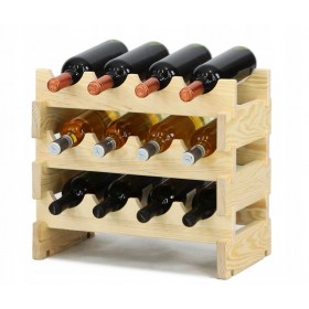 Regał na wino MODUŁOWY RW10 drewno 04x03 półka