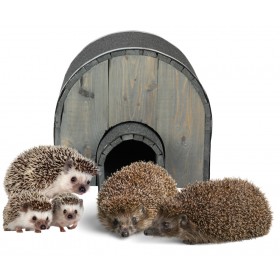 Domek dla jeży budka lęgowa gniazdo schron igloo