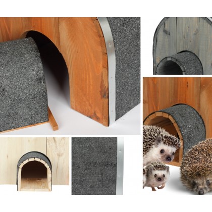 Domek dla jeży budka lęgowa gniazdo schron igloo