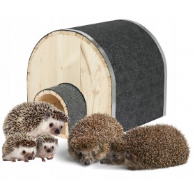 Domek dla jeży budka lęgowa gniazdo schron igloo