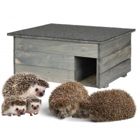 Domek dla jeży budka lęgowa gniazdo schron jeża