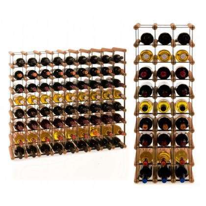 Regał na wino Stojak segmentowy RW-8-9X8-72_O_BR