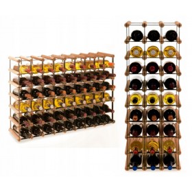 Regał na wino Stojak segmentowy RW-8-9X6-54_O_BR