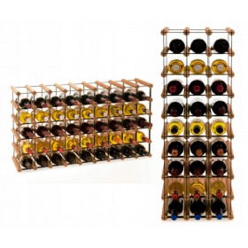 Regał na wino Stojak segmentowy RW-8-9X5-45_O_BR