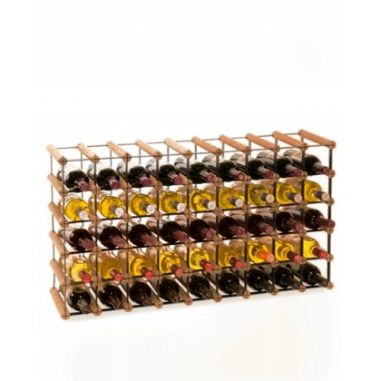 Regał na wino Stojak segmentowy RW-8-9X5-45_O_BR