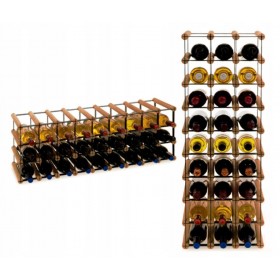 Regał na wino Stojak segmentowy RW-8-9X3-27_O_BR