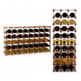 Regał na wino Stojak segmentowy RW-8-8X5-40_O_BR