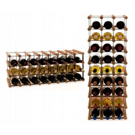 Regał na wino Stojak segmentowy RW-8-8X3-24_O_BR