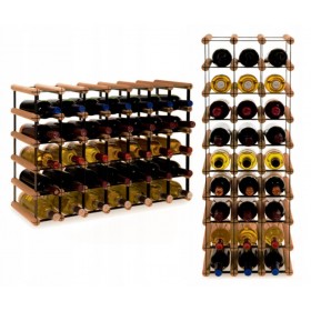 Regał na wino Stojak segmentowy RW-8-7X5-35_O_BR