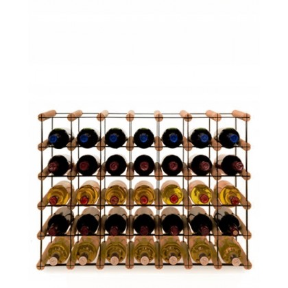 Regał na wino Stojak segmentowy RW-8-7X5-35_O_BR