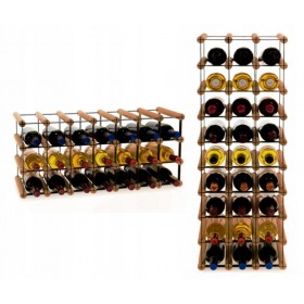Regał na wino Stojak segmentowy RW-8-7X3-21_O_BR