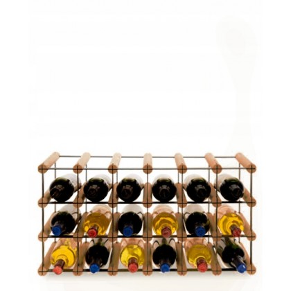 Regał na wino Stojak segmentowy RW-8-6X3-18_O_BR
