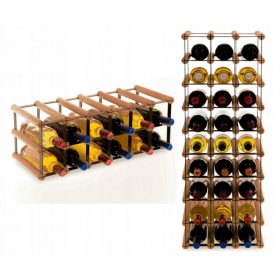 Regał na wino Stojak segmentowy RW-8-6X2-12_O_BR