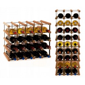 Regał na wino Stojak segmentowy RW-8-5X4-20_O_BR