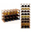 Regał na wino Stojak segmentowy RW-8-5X3-15_O_BR