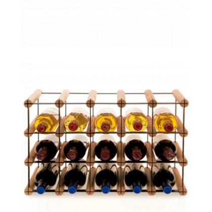 Regał na wino Stojak segmentowy RW-8-5X3-15_O_BR