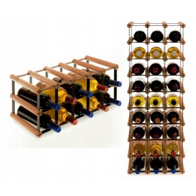 Regał na wino Stojak segmentowy RW-8-5X2-10_O_BR