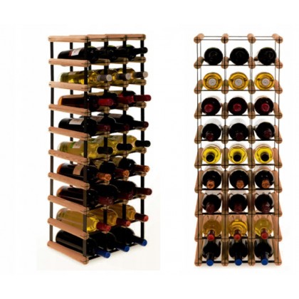 Regał na wino Stojak segmentowy RW-8-3X9-27_O_BR