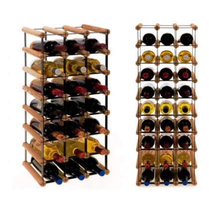 Regał na wino Stojak segmentowy RW-8-3X7-21_O_BR