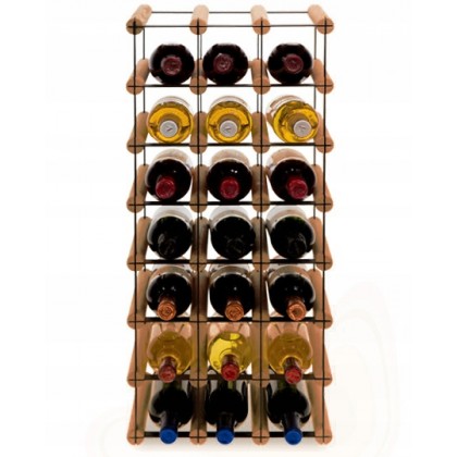 Regał na wino Stojak segmentowy RW-8-3X7-21_O_BR