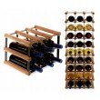 Regał na wino Stojak segmentowy RW-8-3X2-6_O_BR
