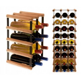 Regał na wino Stojak segmentowy RW-8-2X4-8_O_BR