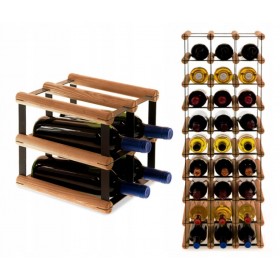 Regał na wino Stojak segmentowy RW-8-2X2-4_O_BR