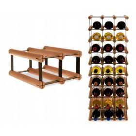 Regał na wino Stojak segmentowy RW-8-2X1-2_O_BR