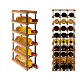 Regał na wino Stojak segmentowy RW-8-1X5-5_O_BR