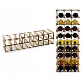 Regał na wino Stojak modułowy RW-8-9X2-18 butelek