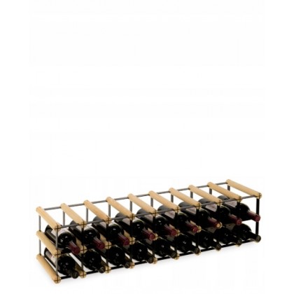 Regał na wino Stojak modułowy RW-8-9X2-18 butelek