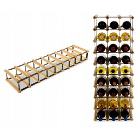 Regał na wino Stojak modułowy RW-8-9X1-9 butelek