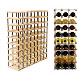 Regał na wino Stojak modułowy RW-8-8X9-72 butelki