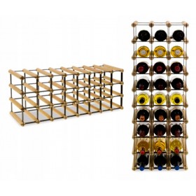 Regał na wino Stojak modułowy RW-8-8X3-24 butelki