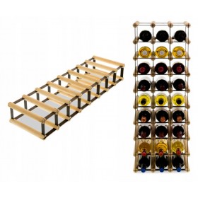 Regał na wino Stojak modułowy RW-8-8X1-8 butelek