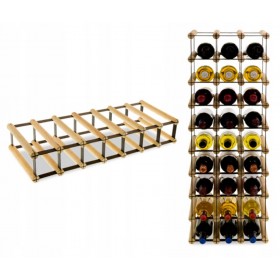 Regał na wino Stojak modułowy RW-8-7X1-7 butelek