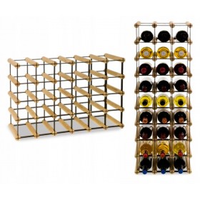Regał na wino Stojak modułowy RW-8-6X4-24 butelki
