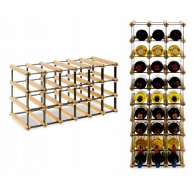 Regał na wino Stojak modułowy RW-8-6X3-18 butelek