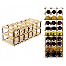 Regał na wino Stojak modułowy RW-8-6X2-12 butelek