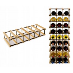 Regał na wino Stojak modułowy RW-8-6X1-6 butelek