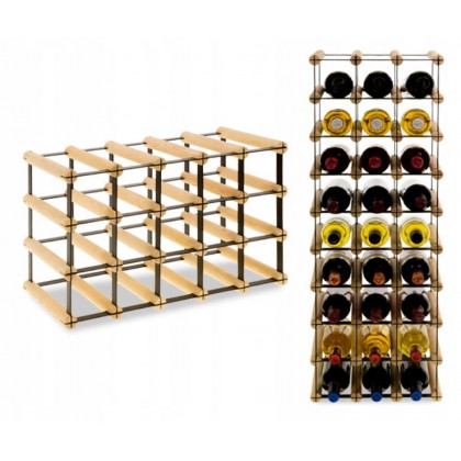 Regał na wino Stojak modułowy RW-8-5X3-15 butelek