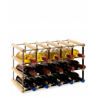 Regał na wino Stojak modułowy RW-8-5X3-15 butelek
