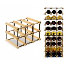 Regał na wino Stojak modułowy RW-8-3X2-6 butelek