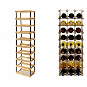 Regał na wino Stojak modułowy RW-8-1X9-9 butelek