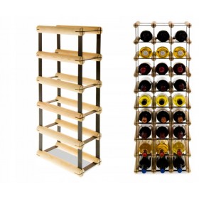 Regał na wino Stojak modułowy RW-8-1X5-5 butelek